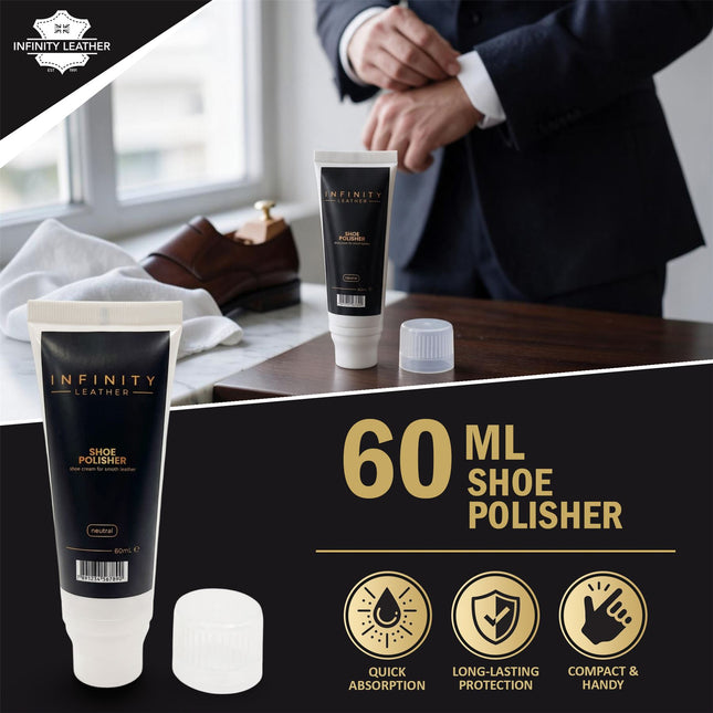 Shoe Polish & Nylon Brush Shoe Polish Set