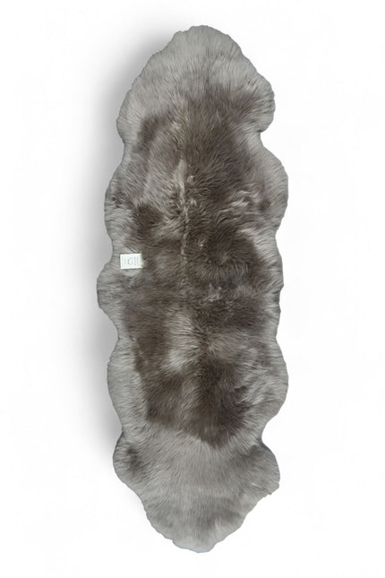 Genuine Sheepskin Mushroom Double Natural Fluffy Silky Soft Real Wool Rug