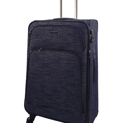 Lightweight Print Suitcases 8 Wheel Luggage Travel Soft Bags Set