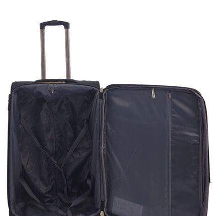 Soft 3 pcs Luggage Suitcase Set Cabin Light Travel Bags