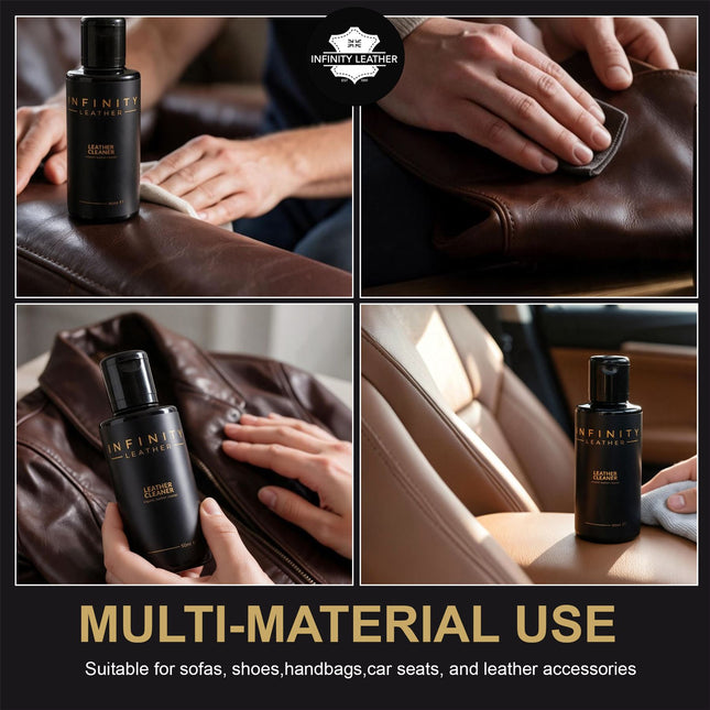 Smooth Leather Shoe, Bag & Sofa Stain Remover Leather Cleaner