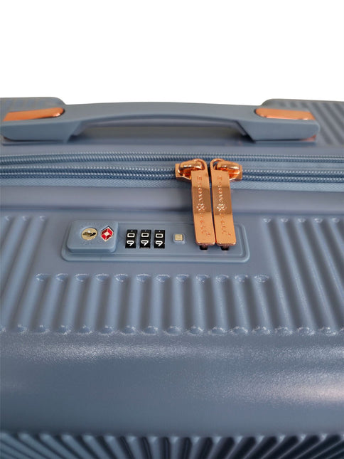 Expandable Hard Shell 8 Wheels Luggage Travel Cabin Suitcase Set
