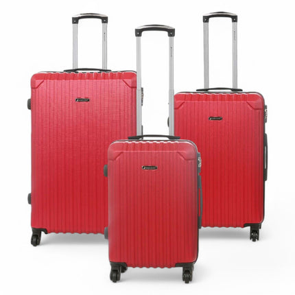 Hard Shell ABS 4 Wheels Luggage Travel Cabin Suitcase Set