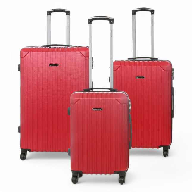 Hard Shell ABS 4 Wheels Luggage Travel Cabin Suitcase Set