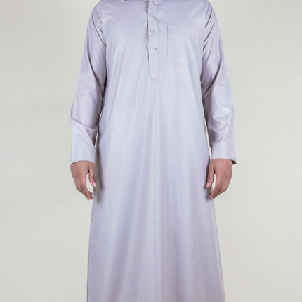 Mens Beige Thobe Jubba Saudi Ramadan Eid Islamic Kaftan Kaudara Arabic Jubbah