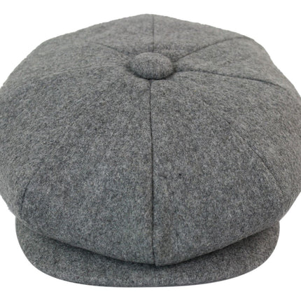 Mens Peaky Blinders Newsboy Wool 8 Panel Gatsby Flat Baker Hat