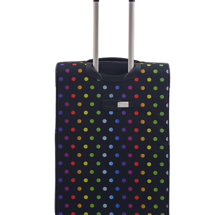 Lightweight Print Suitcases 8 Wheel Luggage Travel Soft Bags Set