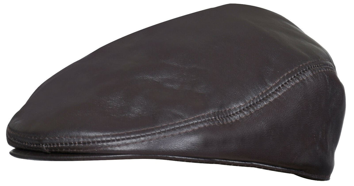 Mens  Flat Hat Leather Peaky Blinders Beret Newsboy Gatsby Golf Cabbie Cap