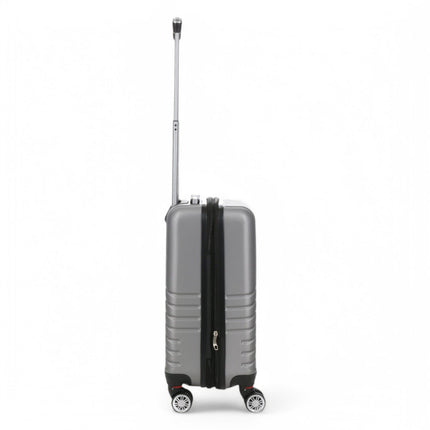Hard Shell Expandable Cabin 55 x 37 x 22 cm cm ABS Suitcase Luggage Suitable for Easyjet, Ryanair