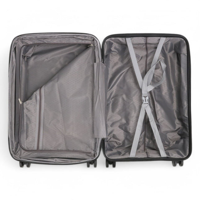 Expandable Hard Shell 8 Wheels Luggage Travel Cabin Suitcase Set