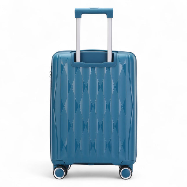 Robust Hard Shell Cabin Suitcase 37.5 x 20.5 x 55 cm TSA Luggage Suitable for Easyjet, Ryanair, Wizzair