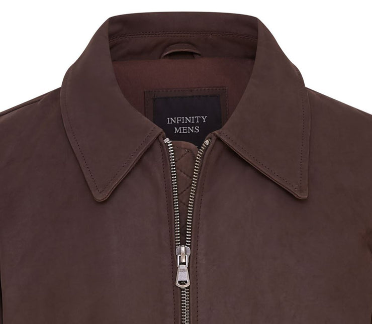 Men's A2 US Airforce Cowhide Aniline Leather Bomber Jacket