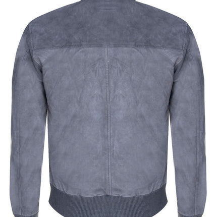 Mens Goat Suede MA-1 Bomber Jacket-Auckland
