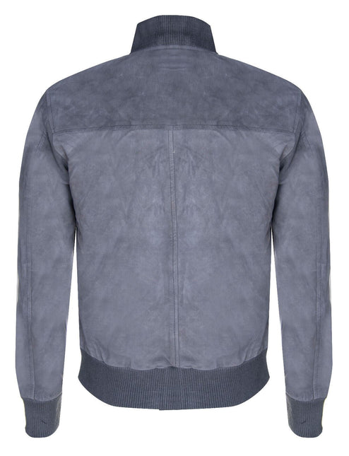 Mens Goat Suede MA-1 Bomber Jacket-Auckland