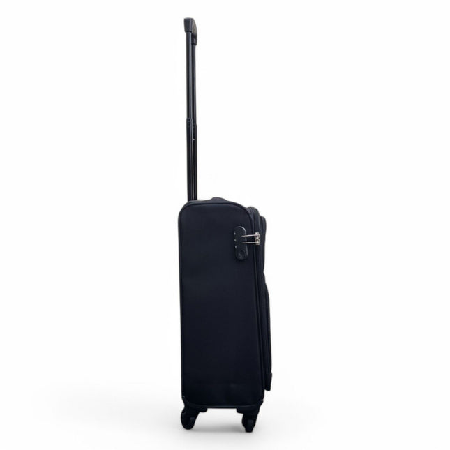 Soft Shell Lightweight Cabin Suitcase 55 x 33 x 21 cm Luggage Suitable for Easyjet, Ryanair