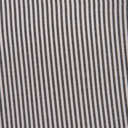 Mens Peaky Blinders Removable Collar Nehru Black Striped Collarless Shirt