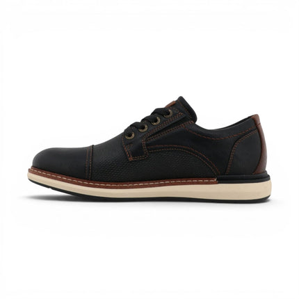 Mustang Men's Black Faux Leather Casual Outdoor Shoes - M0141002