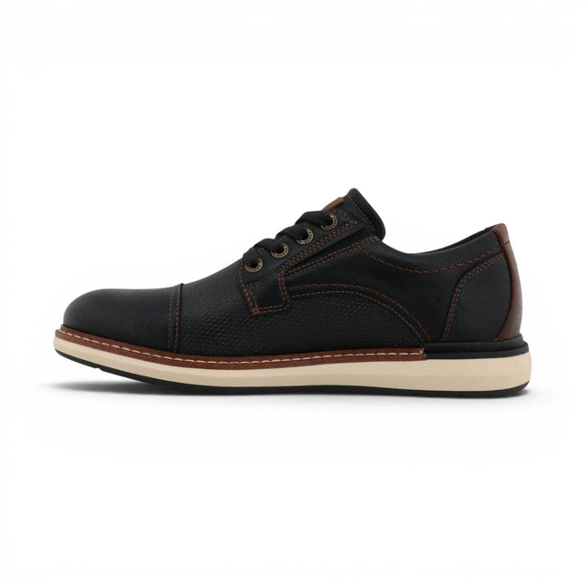 Mustang Men's Black Faux Leather Casual Outdoor Shoes - M0141002