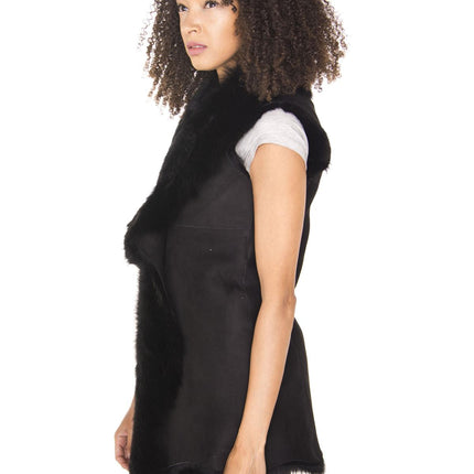 Women's Toscana Sheepskin Long Gilet-Sorocaba