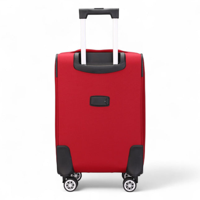 Soft Cabin Suitcase 36.5 x 23.5 x 58 cm Nylon 900D Suitable Integrated Lock for Easyjet, Ryanair, Wizzair