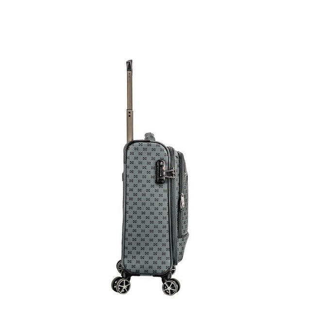 Lightweight Brown Cabin Suitcase Luggage Travel Bag
