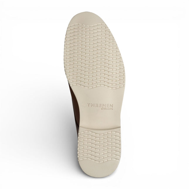 Tamaris Men's Cognac Brown Leather Plain Toe Smart Derby Shoes