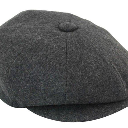 Mens Peaky Blinders Newsboy Wool 8 Panel Gatsby Flat Baker Hat