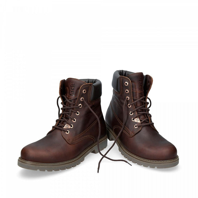 Panama Jack 03 C52 Mens Brown Waterproof Leather Laces Hiking Ankle Boots