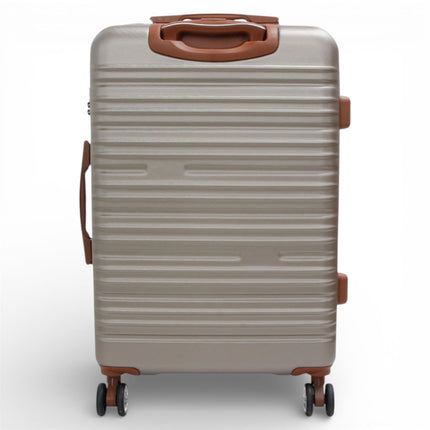 Expandable Hard Shell ABS Suitcase Set 8 Wheel Robust Travel Case Holiday Luggage