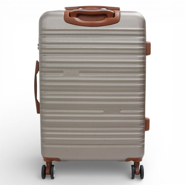 Expandable Hard Shell ABS Suitcase Set 8 Wheel Robust Travel Case Holiday Luggage