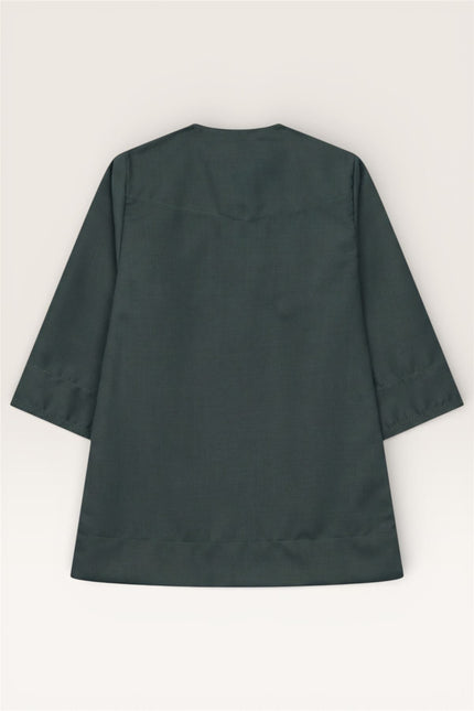 Baby Boys Ramadan Olive Green Moroccan Thobe Robe Emirati Eid Jubba- B-TT001