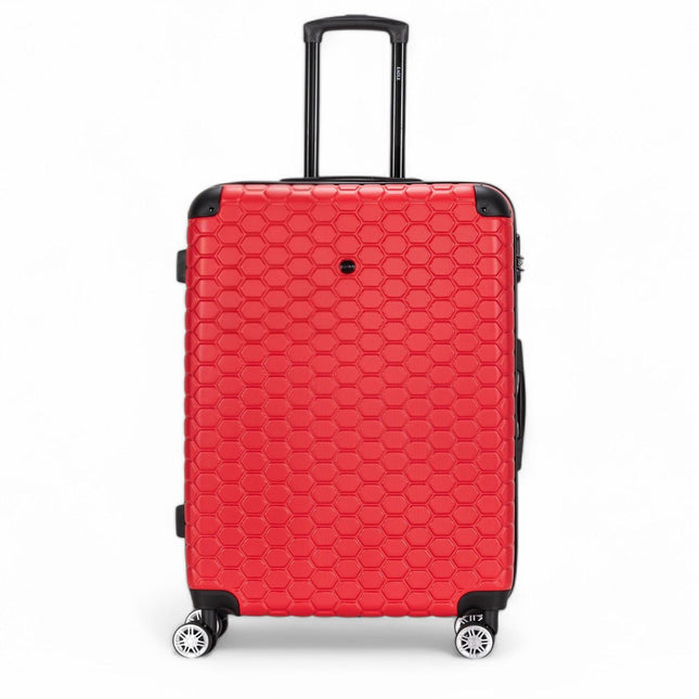 Hard Shell ABS 8 Wheel Luggage Travel Cabin Holiday Bags Suitcase Set