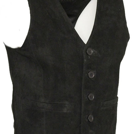 Mens Classic Goat Suede Leather Waistcoat-Norwich