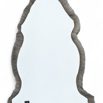 Genuine Mushroom Sheepskin Natural Silky Soft Fluffy Real Wool Rug