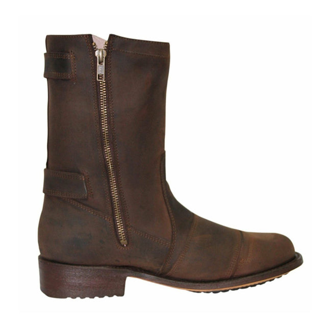 Grinders Mens Brown Leather Cowboy Boots - Route 66