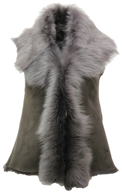 Women's Toscana Sheepskin Short Gilet-Denver
