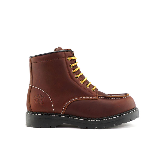 Grinders Unisex Burgundy Ryan Acs Leather Western Vintage Indy Boots