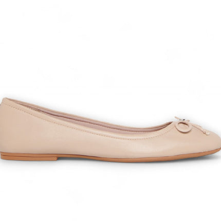 Windsorsmith Womens Blush Pink Leather Mocassin Flat Shoes - Babydoll