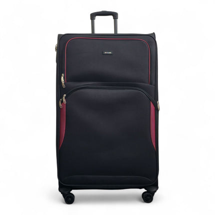 Expandable Soft 8 Wheel Lightweight Suitcase Luggage Travel Bags Set