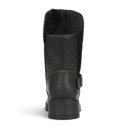 Blowfish Malibu Women's Black Faux Leather Winter Biker Boots - Venice-Cozy