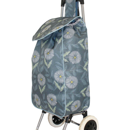 40L Lightweight Shopping Trolley Wheeled Folding Durable Cart Strong Bag Grocery
