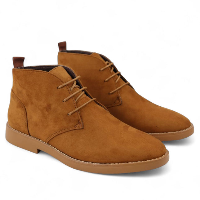 Men's Tan Premium Desert Style Suede Chukka Boots