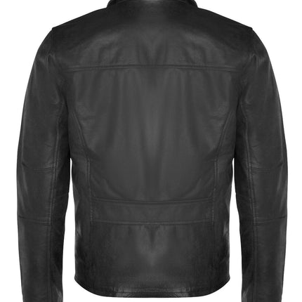 Men's Harrington Cow Hide Leather  Leather Jacket-Lima
