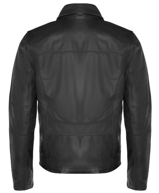 Men's Harrington Cow Hide Leather  Leather Jacket-Lima