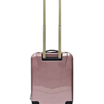 Hard Shell Cabin 4 Wheel Suitcase Flower Print Luggage