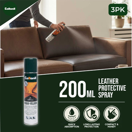Collonil Nubuk & Mid Brown Velours Spray 200ml Waterproof & Colour Care
