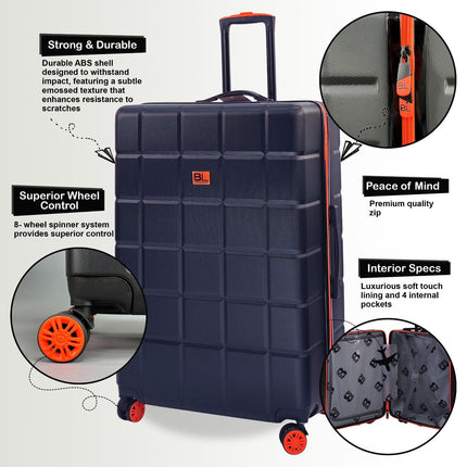Hard Shell Cabin Suitcase 53 x 35 x 23 cm Luggage