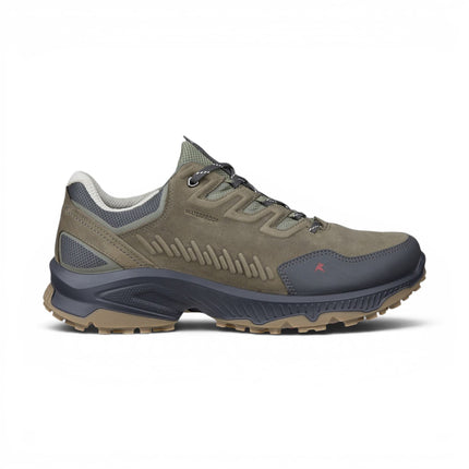 Ecco Men's Green Leather Waterproof Hiking Trainer Sneaker Shoes - Receptor XP