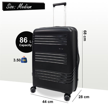 Hard Shell 4 Wheel TSA Suitcase Luggage Set