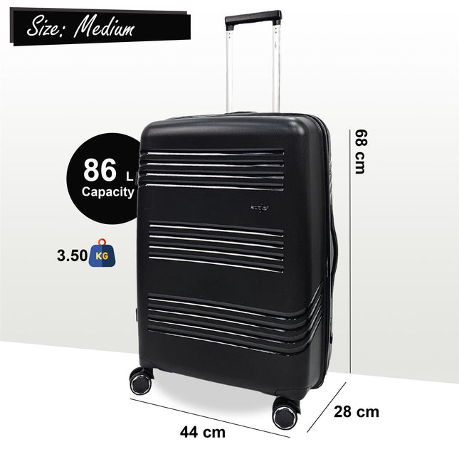 Hard Shell 4 Wheel TSA Suitcase Luggage Set